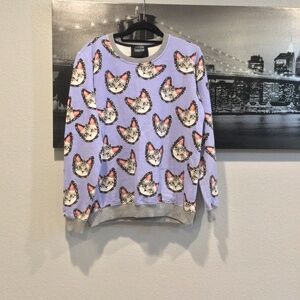 Marcus Lupfer Cat Kitten Print Sweatshirt